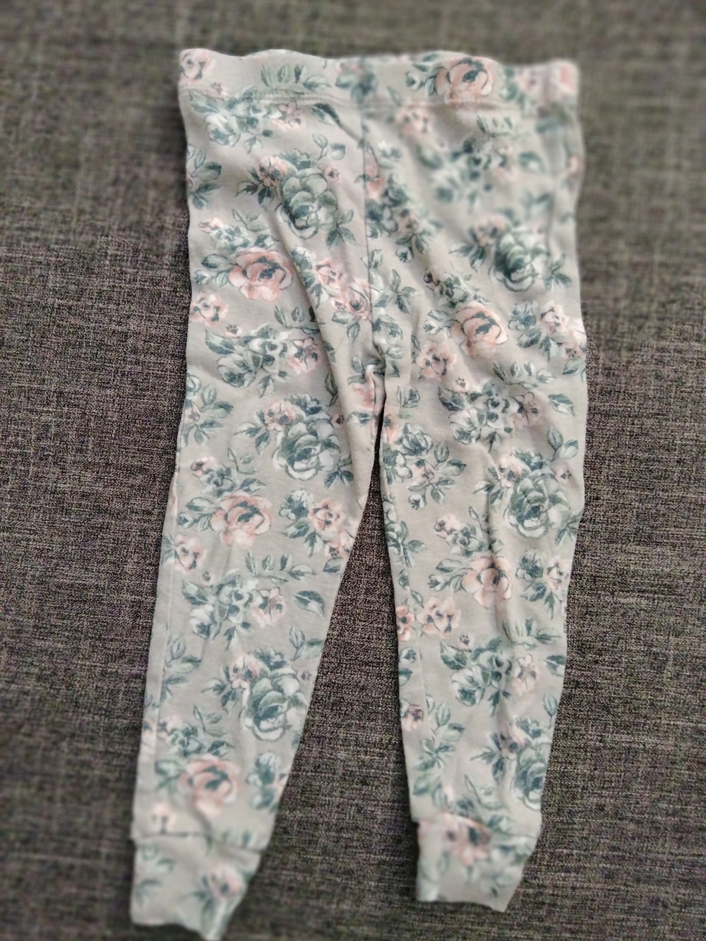 Nicole Miller Girls Floral PJ Pants - Light Blue & Pink